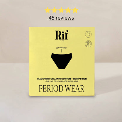 Panties Menstruales Rif Care de Algodón Orgánico – Absorbentes y Reutilizables